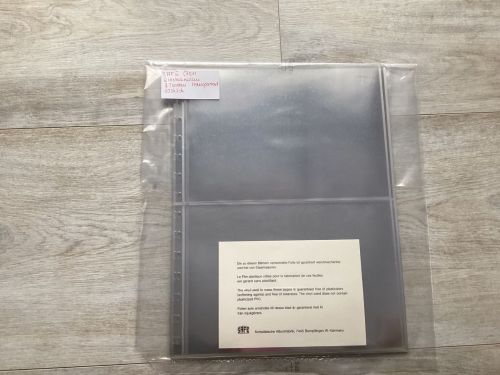 SAFE  Einsteckhüllen transparent   2er Teilung ohne ZWB    10 Stück gebraucht