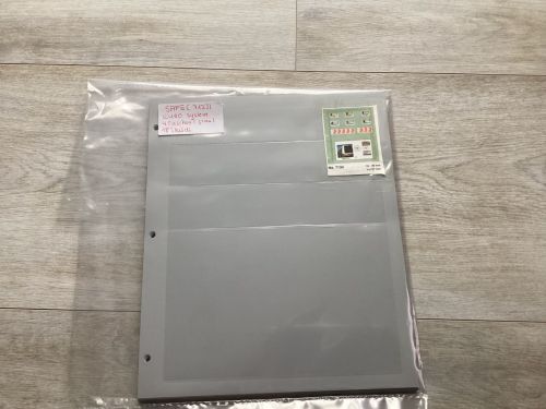 SAFE EURO-SYSTEM  Einsteckhüllen ( 7133)  grau     18 Stück     4 Taschen