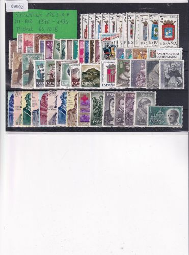 Spanien 1963, Mich.-Nr.: ** 1376 - 1435