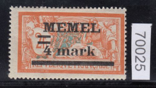 Memel 1920 Mi. Nr. 31 Plf Ia *