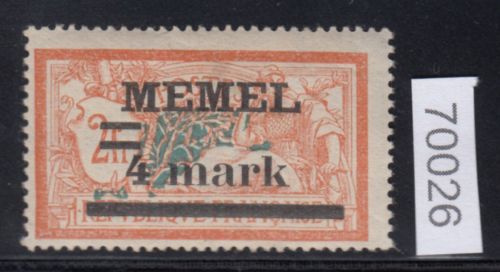 Memel 1920 Mi. Nr. 31 Plf Ia *