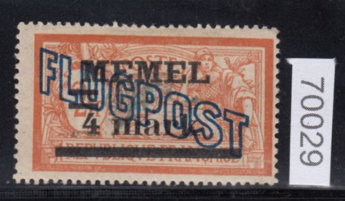 Memel 1921 Mi. Nr. 46 y Ia *