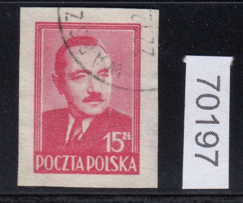 Polen 1948, Mich.-Nr.: 523 U  gestempelt