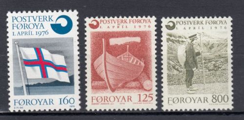 Dänemark Färöer 1976, Mich.-Nr.: ** komplett
