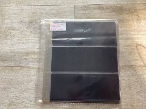Lindner  Klarsichthüllen  3 Taschen  15  Stück  gebraucht   Lesen !