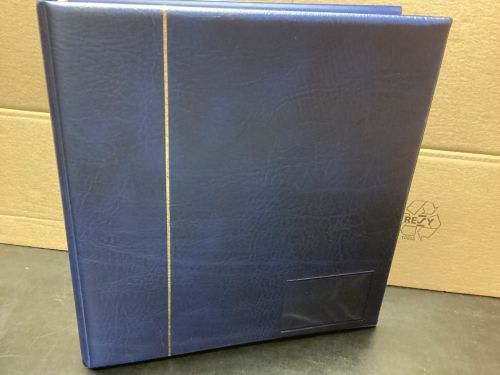 KABE Ringbinder Aufschrift  Telefonkarten   wattiert leer blau gebraucht