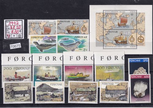 Dänemark Färöer 1992, Mich.-Nr.: **