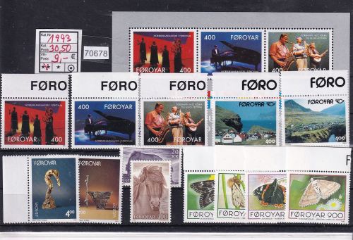 Dänemark Färöer 1993, Mich.-Nr.: **