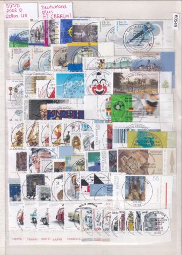 Bund 2002, Mich.-Nr.: 2231-2304 Gestempelt Kpl.  LUXUS Ersttag  Zentisch Berlin