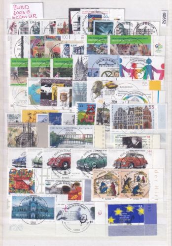 Bund 2003, Mich.-Nr.: 2305-2373 Gestempelt Kpl.  LUXUS Ersttag  Zentisch Berlin