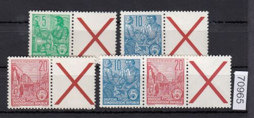 DDR 1955, Mich.-Nr.: ** (Richter W1+3+4+9)