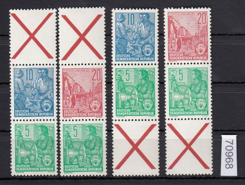 DDR 1955, Mich.-Nr.: ** (Richter S 20+21+22+24)