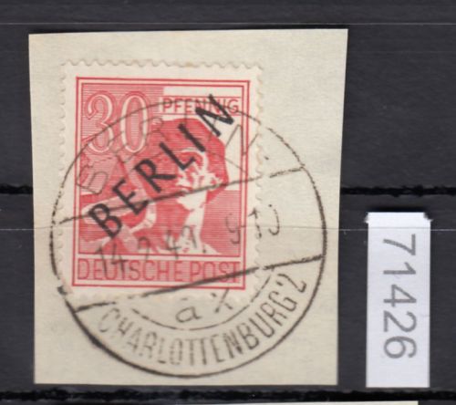 Berlin 1948, Mich.-Nr.: 11 LUXUS Voll-Stempel geprüft