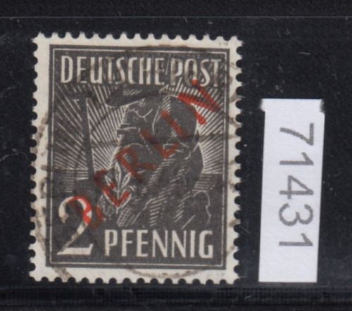 Berlin 1949, Mich.-Nr.: 21 Voll-Stempel  Berlin W 15