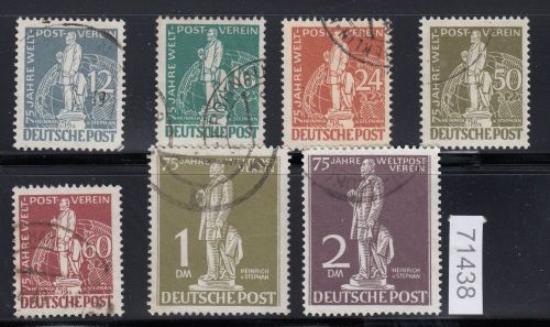 Berlin 1949, Mich.-Nr.: 35-41 gestempelt