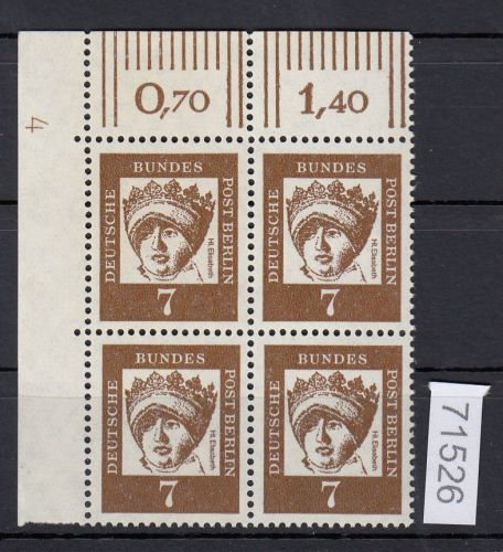 Berlin 1961, Mich.-Nr.: 200 **  DZ 4    Druckerzeichen 4