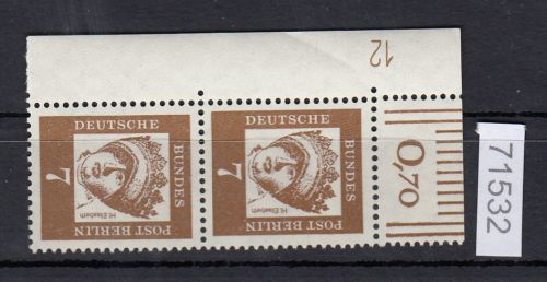 Berlin 1961, Mich.-Nr.: 200 **  DZ  12    Druckerzeichen 12