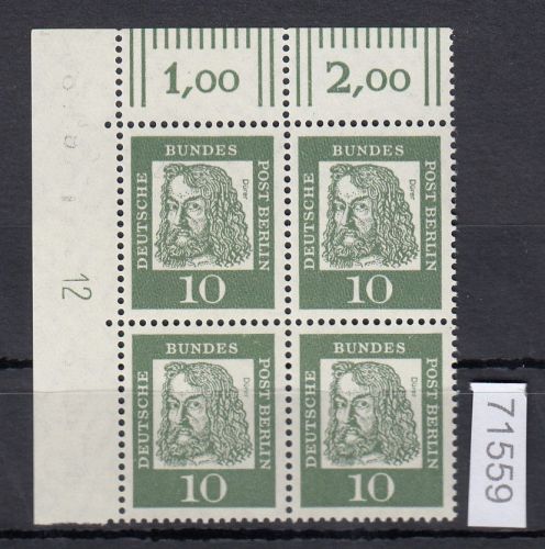 Berlin 1961, Mich.-Nr.: 202 **  DZ 12   Druckerzeichen 12