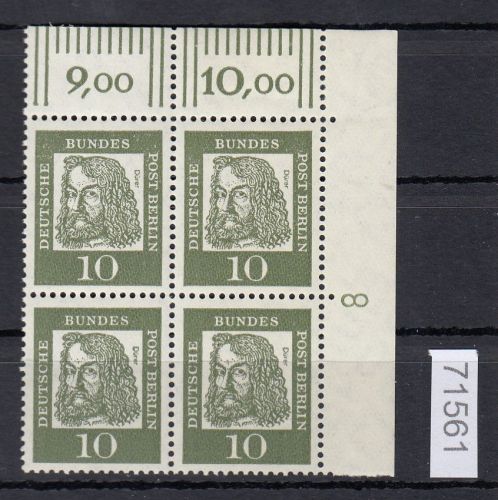 Berlin 1961, Mich.-Nr.: 202 **  DZ 8   Druckerzeichen 8