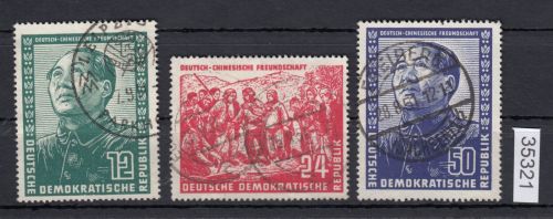 DDR 1951, Mich.-Nr.: 286-88 gestempelt