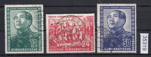 DDR 1951, Mich.-Nr.: 286-88 gestempelt