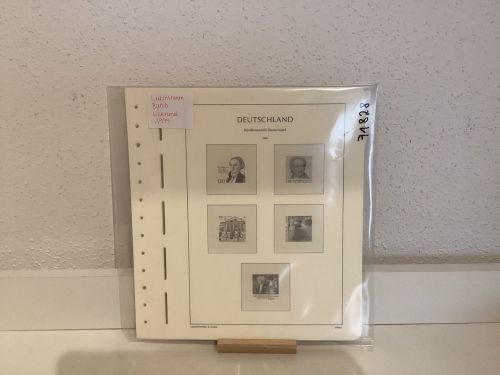 Leuchtturm BUND 1999 Eckrand Vordrucke mit Klemmtaschen gebraucht