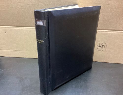 Borek Bund 1949-71 + Bizone Falzlos Vordruckalben mit Taschen Komplett