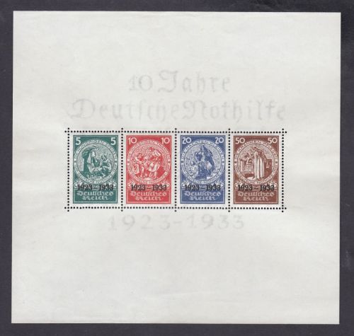 DR 1933, Mich.-Nr.: 508-11 Block 2 * formatverkleinert