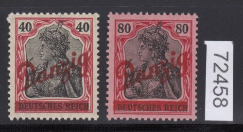 Danzig 1920 Mi.Nr. 38+40 **