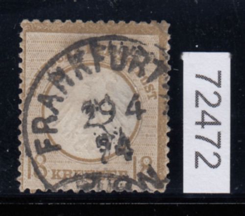 DR 1872, Mich.-Nr.: 11 gestempelt  mangel  lesen