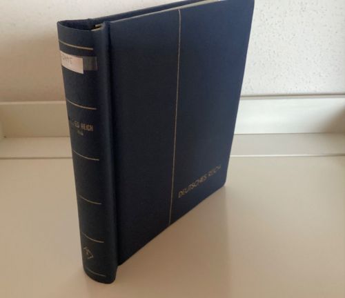 Leuchtturm Klemmbinder  gebraucht Leer blau