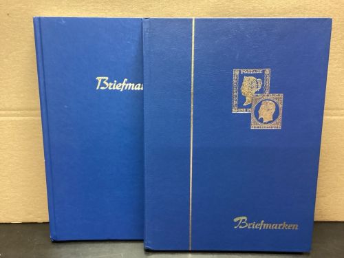 Briefmarkenalbum Einsteckalbum  2 Stück a 32 Seiten weiß gebraucht Lesen