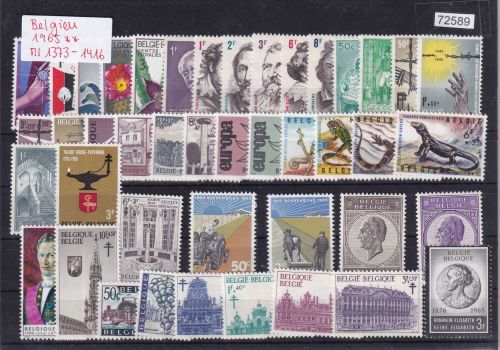 Belgien 1965, Mich.-Nr.: komplett **