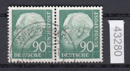 Bund 1956, Mich.-Nr.:  265 x gestempelt   paar