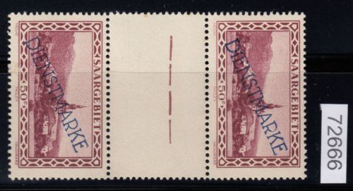 Saargebiet 1929 Mi. Nr. 28 a ZS 1 ** (Dienstmarken)  lesen