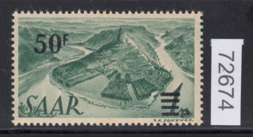 Saarland 1947 Mi. Nr. 238 I **  Urdruck   geprüft