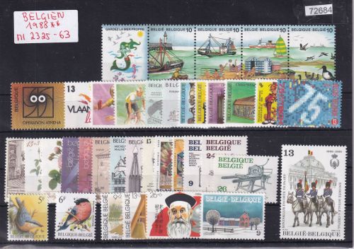 Belgien 1988, Mich.-Nr.: komplett **