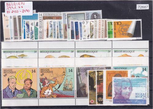 Belgien 1991, Mich.-Nr.: komplett **