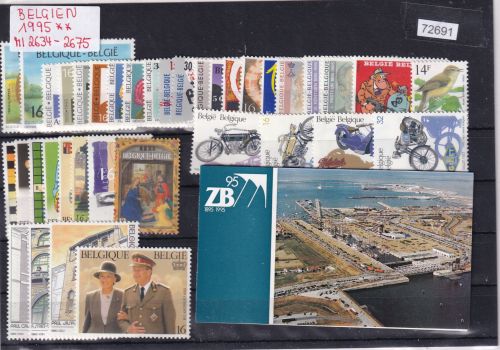 Belgien 1995, Mich.-Nr.: komplett **