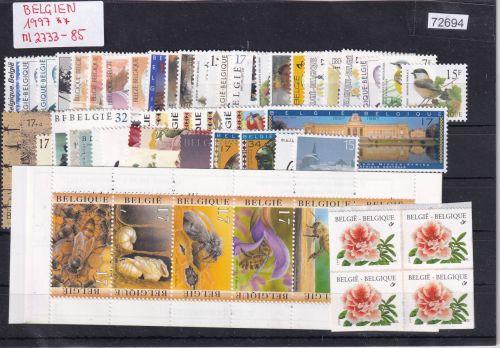 Belgien 1997, Mich.-Nr.: komplett **