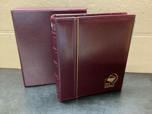 Deutsche Post pro collect   Album  + Schuber  mit 20 Hüllen  FDC  Briefe  gebraucht