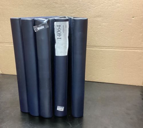 SAFE Ringbinder (14 Ringe)   5 Stück gebraucht leer blau    Lesen
