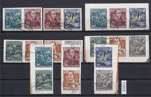 DDR 1955, Mich.-Nr.: 485-90 ** Zus.-dr. aus Block 13 kpl.   240,00