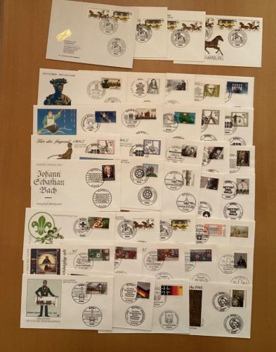 Bund 1985  FDC Briefe kompletter Jahrgang