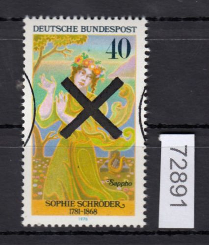Bund 1976, Mich.-Nr.: 909  Andreaskreuz
