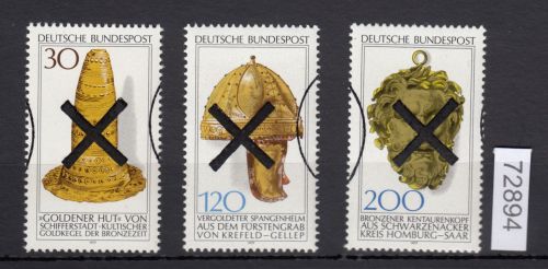 Bund 1977, Mich.-Nr.: 943-45  Andreaskreuz