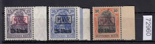 Rumänien 1917, Mi.-Nr.  1-3  **   100,00