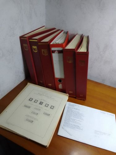 Nachlass Karton 13kg   ADRIA  Binder Deutschland Bund DDR Berlin Wunderkarton