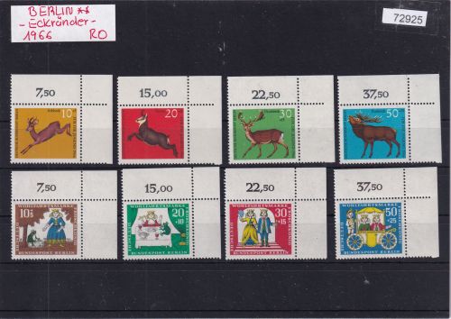 Berlin 1966, Mich.-Nr.: ** Eckränder RO  ohne Dauerserien