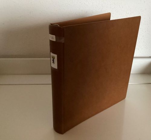 Lindner Ringbinder (18 Ringe) 1 mal gebraucht Leer braun